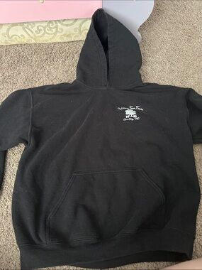 Willow Tree Black Crewneck Hooded Sweatshirt